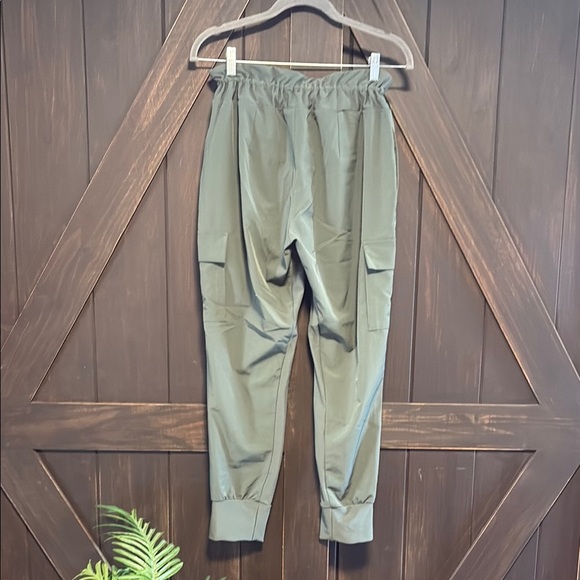 Olive Green Cargo Joggers - Picture 6 of 6
